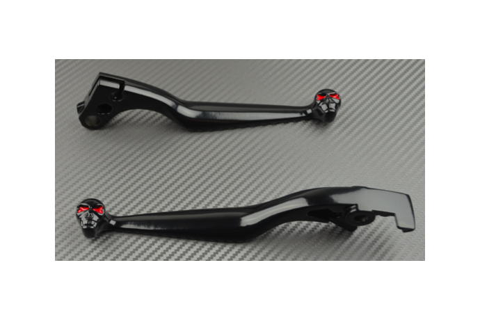 Pair of Skull Design Levers for many Honda Shadow Magna... Pair of Skull Design Levers for many Honda Shadow Magna...