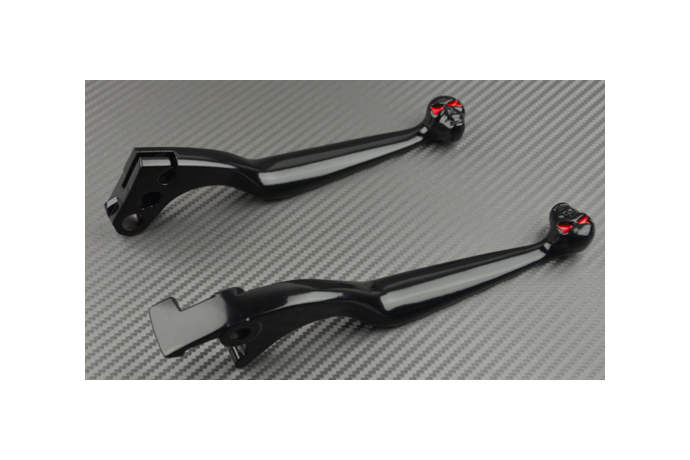 Pair of Skull Design Levers for many Honda Shadow Magna... Pair of Skull Design Levers for many Honda Shadow Magna...