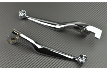 Pareja de palancas Calavera para  Honda Shadow Magna...
