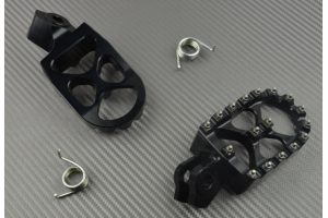 PAIR of ANODISED dirtbike footrests Many KTM