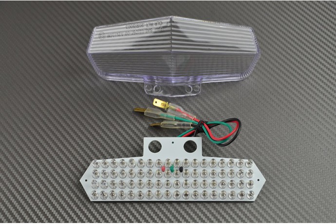 Feu Stop Led Clignotants Intégrés DUCATI SBK / MULTISTRADA 620 / 749 / 999 / 1000 / 1100 2003 - 2009 Feu Stop Led Clignotants Intégrés DUCATI SBK / MULTISTRADA 620 / 749 / 999 / 1000 / 1100 2003 - 2009
