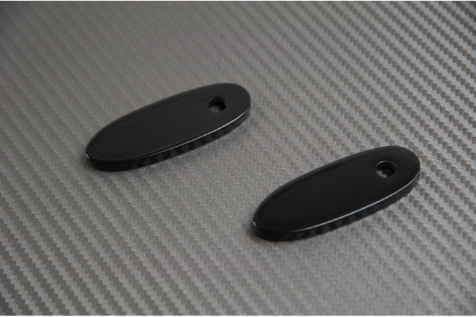 Paire d'obturateurs de Rétroviseurs Universels pour Sportives Paire d'obturateurs de Rétroviseurs Universels pour Sportives