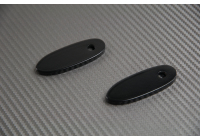 Pair of Universal Aluminum Rearview Mirrors Block Off Plates for Sportbikes