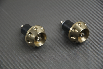 Pair of Handlebar Caps - Bronze Color Pair of Handlebar Caps - Bronze Color