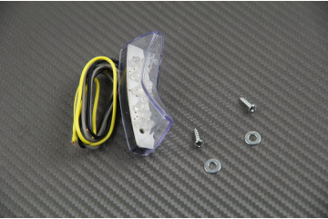 Universal Small LED taillight with integrated license plate light