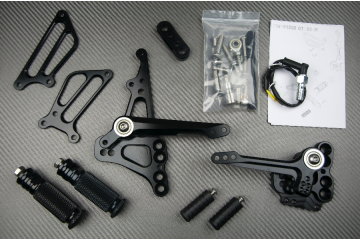 Platines Commandes Reculées SUZUKI GSXR 1000 2007 - 2008 Platines Commandes Reculées SUZUKI GSXR 1000 2007 - 2008
