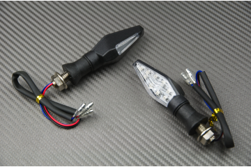 Paire de clignotants à led Universels Rappel Blanc