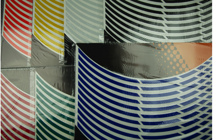 Strisce nastro adesivo per cerchio ruota universale racing