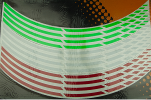 Universal fluorescent Wheel Rim Tape