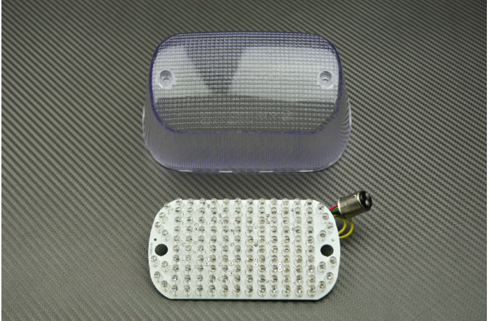 Feu Stop Led Clignotants Intégrés SUZUKI INTRUDER / BOULEVARD 800 / 1500 1999 - 2009 Feu Stop Led Clignotants Intégrés SUZUKI INTRUDER / BOULEVARD 800 / 1500 1999 - 2009