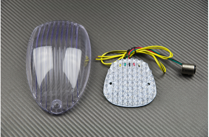 Luz de freno led con intermitentes integrados KAWASAKI VULCAN VN 900 2006 - 2016 Luz de freno led con intermitentes integrados KAWASAKI VULCAN VN 900 2006 - 2016