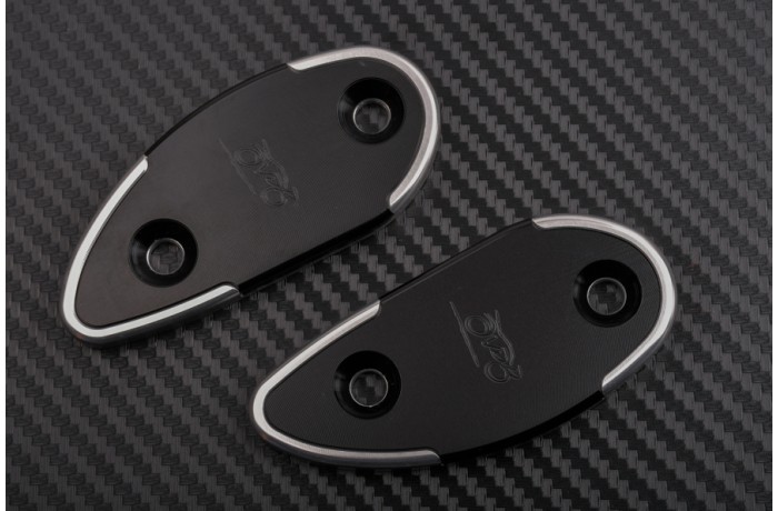 Rearview Mirrors Block Off Plates TRIUMPH - UNIK by Avdb Rearview Mirrors Block Off Plates TRIUMPH - UNIK by Avdb