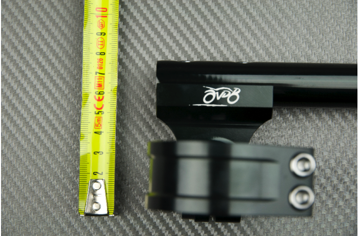 Paire de Demi-Guidons rehaussés & inclinables AVDB 50 mm Paire de Demi-Guidons rehaussés & inclinables AVDB 50 mm