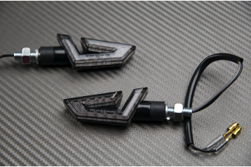Pareja de intermitentes led universales diseño agujereado