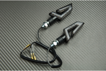 Pair of Universal LED Turn Signals - Hole Design