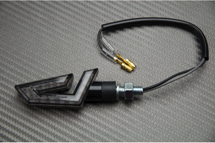 Pair of Universal LED Turn Signals - Hole Design