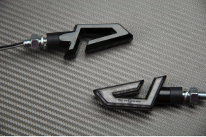 Pair of Universal LED Turn Signals - Hole Design