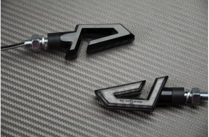 Pair of Universal LED Turn Signals - Hole Design