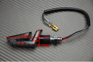 Pair of Universal LED Turn Signals - Hole Design