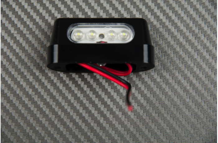 Eclairage de plaque 4 LED sans vis filetées Eclairage de plaque 4 LED sans vis filetées