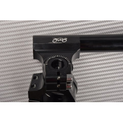 Paire de Demi-Guidons rehaussés inclinables AVDB 45 mm