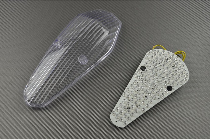 Feu Stop Led Clignotants Intégrés HONDA SHADOW / STATELINE / INTERSTATE 750 / 1300 2004 - 2022 Feu Stop Led Clignotants Intégrés HONDA SHADOW / STATELINE / INTERSTATE 750 / 1300 2004 - 2022