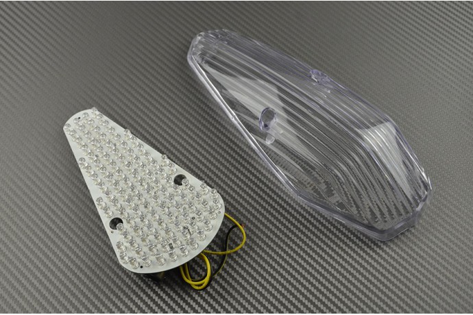 Feu Stop Led Clignotants Intégrés HONDA SHADOW / STATELINE / INTERSTATE 750 / 1300 2004 - 2022 Feu Stop Led Clignotants Intégrés HONDA SHADOW / STATELINE / INTERSTATE 750 / 1300 2004 - 2022